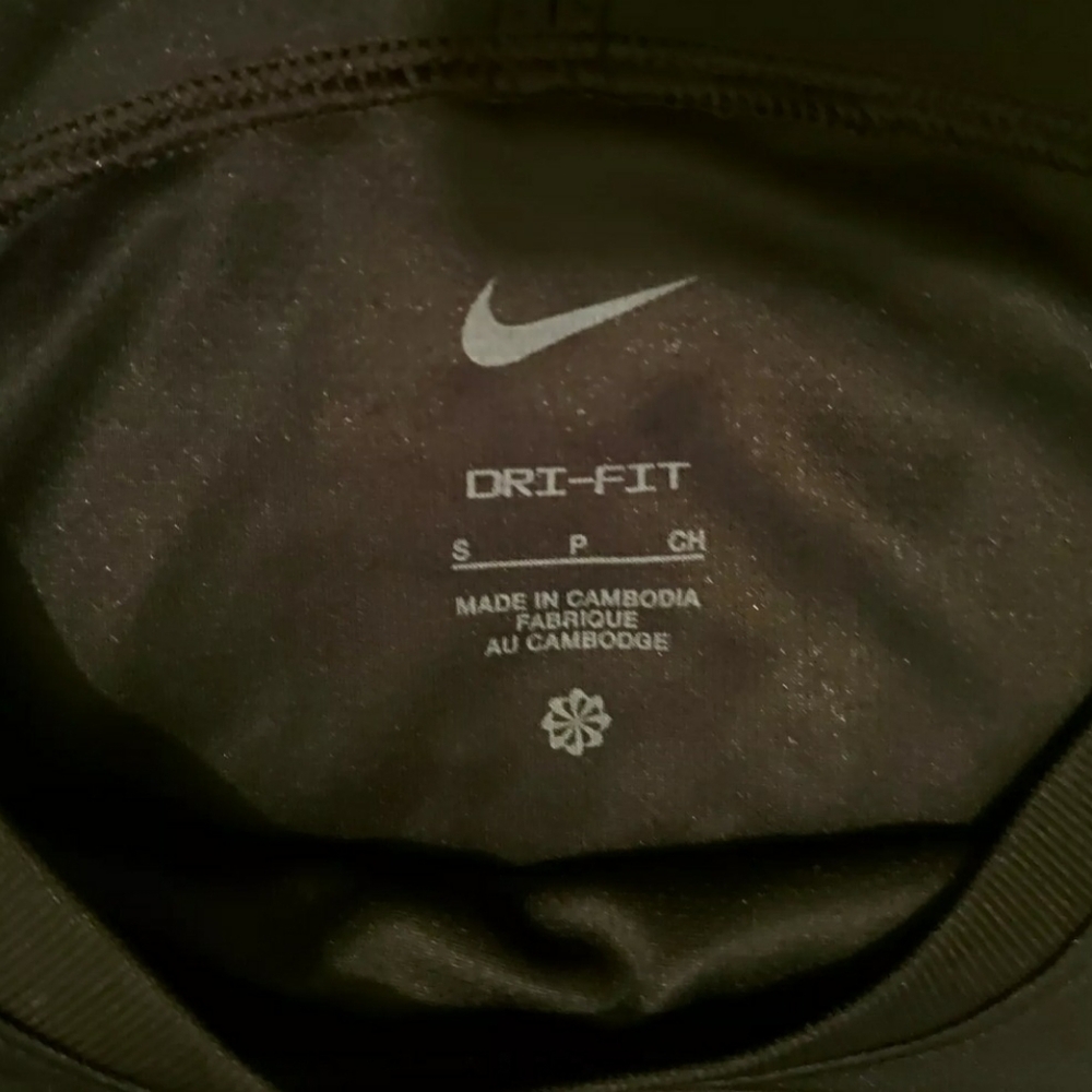 Nike Men’s Dri-Fit Dye Wild Card Training Shirt Size Small Black - Picture 9 of 14